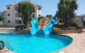 En Denia, Urbanizacion El Palmar Con Piscina, Toboganes Y Chiringuito